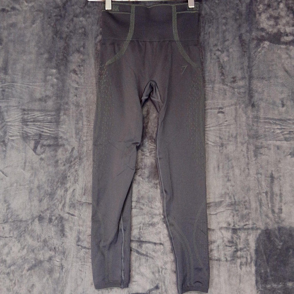 Gymshark‎ Leggings Womens Small Gray Vital Seamless High Waisted Compression